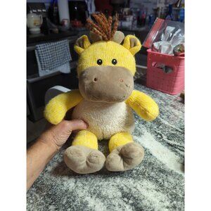 SPARK CREATE IMAGINE PLUSH KNIT GIRAFFE BABY TOY RATTLERS Stuffed Animal